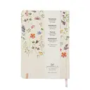 Jubiluu A5 Hardcover Notebook with Lined Pages - 96 Sheets (100g offset paper), Bookmark & Elastic Band -Classic Cream Ruled Journal for Writing, School, Office, and Gifts-Pastel Floral Field image 6