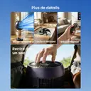 Ventilateur de Circulation d'Air Pliable Airmate, Moteur DC Économe en Énergie, Silencieux 32dB, Télécommande, 8 Vitesses & Mode Tempête, Minuterie 8h, Hauteur Réglable, Compact Portable, Nettoyage Facile image 7