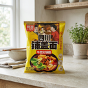 Akuan Sichuan Bedcover Noodles - Beef Hot Pot Flavor (Bag) 110g image 3
