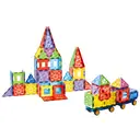 XINQIYUAN Qiyuan Jouet Éducatif Blocs de Construction Diamant Magnétiques 7.5cm 78pièces [Mélange aléatoire – Couleurs issues uniquement de la photo principale] image 2