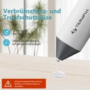 Tilswall Kabellose Heißklebepistole - Tilswall kabellose Heißklebepistole mit 30 Sekunden Schnellvorheizung, 2000mAh Akku, 20 Stück Heißklebesticks (7 X 140 mm), Anti-Tropf-Düse, ideal für DIY, Bastelarbeiten und Reparaturen - Weiß image 5