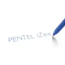 Pentel iZee Retractable Ballpoint 1.0mm Blue Pack of 12 image 2