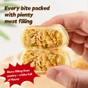 Wu Fang Zhai Frozen Meat Pie Series: Frozen Pork & Cheese Meat Pie, 70g × 4 Pies (Fresh Meat Mooncake) image 4