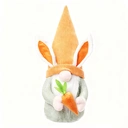 Yuejia 1Pcs 12in/30cmEaster Gnome Plush Elf Decorations,Handmade Gnome Bunny Faceless Doll Easter Ornaments, Easter Egg with Carrots Spring Home Decor Gifts for Women Men(orange) image 2