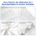 Taschenfederkernmatratze, 7-Zonen-Federkernmatratze mit Spannbettlaken, 160 x 200 cm, 22 cm hoch, H3, atmungsaktiv, mit Rückenstütze, orthopädisch image 4