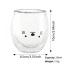 Ju7cer Verre à double paroi chat - 260 ml image 7
