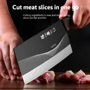 Zhang Xiao Quan Couteau à découper en acier inoxydable avec lame épaissie - 313 mm image 3