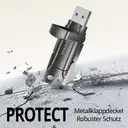 MOVESPEED USB-stick – 256 GB, 1090 MB/s lesegeschwindigkeit, USB 3.2 Gen 1 + Type-C Dual-schnittstelle, klappdeckel aus zinklegierung, YSUYVP10-256GSR image 4