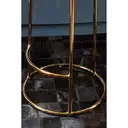 Interiors by Premier Bar Stool Manhattan Gold Finish/Black Velvet 2pcs image 2