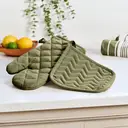 Dexam Pot Holder Love Colour 100% Cotton Olive Green image 3