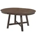 Dining Table Roseville Extendable Round/Oval 115x115-154cm Walnut image 2