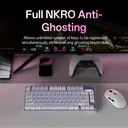 Rapoo V700DIY - Claviers mécaniques tri-mode 75 %, disposition QWERTY US, Montage Gasket Mount-BP image 4