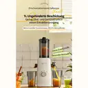 BEAR 80mm Weitmund-Slow-Juicer – 1L große Kapazität, 99,5% Saftausbeute, ganzes Obst einwerfen, Reinigung durch einfaches Spülen, antioxidativer leiser Quetsch-Saftextraktor image 8