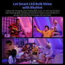 Yeelight W4 Lite E27 Smart Matter LED Bulb, Multicoloured Dimmable Smart WLAN Bulb, 9W 806lm, Compatible with Alexa, Siri or Google Assistant, No Hub Required image 8