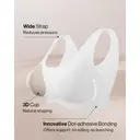ubras Classic Bralette Smart Size -, Couple Gift Perfect Gift for woman, Essential Comfort Underwear - White-S, Suitable for Any Season image 2