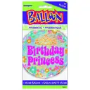 Unique Party Unique Prism Birthday Princess Balloon, 45cm image 1