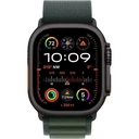 Apple Watch Ultra 2 Montre connectée avec boîtier titane noir et bracelet alpine vert - Taille M image 1