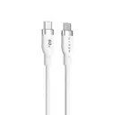 Hyper® 1.5m Silicone USB-C to USB-C 60W Charging Cable - White image 2