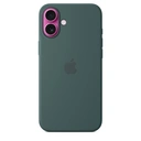 Apple Coque en silicone avec MagSafe pour iPhone 16 Plus - Vert marin image 2