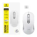 OS-Baseus F02 Ergonomic Wireless Mouse 2.4G Single Moon White image 0