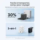 Anker Ladegerät (100 W, 3 Anschlüsse, Intelligentes Display) Touch-Steuerung, für MacBook, iPad sowie iPhone 17/16/15-Serien (inkl. USB-C-Kabel) image 3