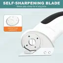 GARTOL 4,2 V coupeur électrique sans fil – coupeur rotatif silencieux pour feutre, tapis, cuir, plastique et carton, parfait pour la couture, le loisir créatif et le bricolage image 6