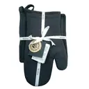 WINKLER Gant de cuisine et manique recyclés Jona noir - 15 x 30 cm image 2