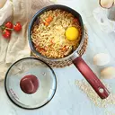 COOKER KING Casserole antiadhésive avec couvercle en verre, sans PFOA, compatible induction image 6