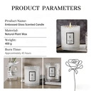 Zooly Bougie parfumée à bordure dentelée senteur Morris Orchid - 200 g image 3