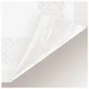 Unique Paper-Poly Table Cover, White, 1.37 x 2.74m image 1