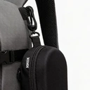 EVA Hard Shell Glasses Case with Zipper & Belt Clip, Portable Anti-Scratch Sunglasses Holder for Travel Outdoor(Black) image 6