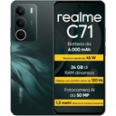 Realme C71 Smartphone 6 Go + 128 Go, écran 6,67 pouces HD 120 Hz, batterie 6300 mAh, charge rapide 45 W - Forest Owl image 0