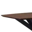 Dining Table Nevada Rectangle Walnut/Black 85x150cm image 3