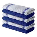 JORDAN&JUDY 6-Pack Blue Kitchen Towels, Soft & Durable, Quick-Dry & Lint-Free, 40x66cm image 0
