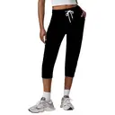 SPECIAL MAGIC Womens Capri Pants0027black with black stripes2XL image 3