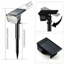 VIVREAL  72LED solar spotlight white light type 3-pack CPD-26, New Year Sale , Top gift picks image 4
