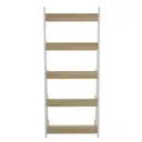 Interiors by Premier Bookcase Bradury 5 Shelves Oak/White image 2