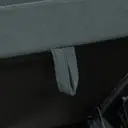 HOMCOM Convertible Modular Sectional Sofa with Storage, Tufted 2 Seater Sofa Set, L Shaped Couch with Ottoman, Wood Frame for Living Room, Dark Grey image 7