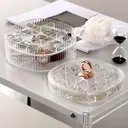 Boîte de Rangement pour Bijoux JORDAN&JUDY Grande Capacité à Compartiments Multiples pour Boucles d’oreilles, Colliers, Bagues et Montres - Transparent image 5