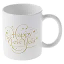 Alphynix 1 Mug Nouvel An 2026, tasse à café 33cl Bonne Année avec étoiles dorées pailletées, cadeau festif pour amis famille,Le cadeau de la saint-valentin, cadeau d’anniversaire image 3