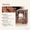 Zooly Bougie parfumée transparente senteur ébène fumé - 140 g image 1