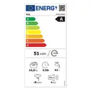 TCL Wasmachine, 10 kg, Energie-efficiëntieklasse A met Slimme DD-motor, Eliminerend Bacterie Systeem, Stoomwas, Snelwas 15 min, Kinderslot, Einde uitstellen [Energieklasse A] FP1210WA0 image 9