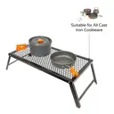 Milestone Camping Open Fire Grill Heavy Duty Folding image 1