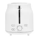 Haden York 2 Slice Toaster, Extra-Wide Slots, Coated Stainless Steel, White - 211255 image 4
