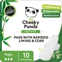The Cheeky Panda Pads Night 10 Pack image 0
