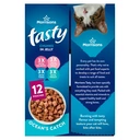 Morrisons Tasty Ocean's Catch Chunks in Jelly Adult 1-7 Years 12 x 100g image 3