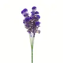 Yuejia 4Pcs 13.77in/35cmArtificial Billy Ball Flower Man Fake Plants Living Room Decoration Ornaments Desktop Fake Flowers(purple) image 9