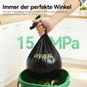 Vivreal Abbaubare Müllbeutel – Schwarz 15 l (100 Stück) | TÜV & BPP Doppelzertifiziert, Super Strapazierfähig, Auslaufsicheres Design, Umweltfreundliche Müllbeutel aus Maisstärke image 3