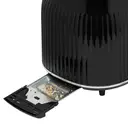 Haden York 2 Slice Toaster, Extra-Wide Slots, Coated Stainless Steel, Black - 211279 image 3