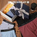 BAMBOO COOL Men's Ultra Breathable Underwear,No Riding Up Boxer Briefs with ComfortFlexible Waistband XL (4 Pack) image 5